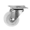 1/2/4Pcs White Nylon Rubber Furniture Roller Heavy Duty Swivel Casters New Caster Wheel