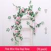 Silk Rose Vine Artificial Flower Chain for Living Room Decor