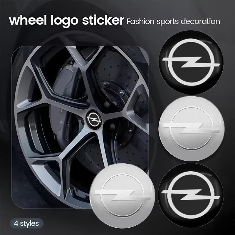4Pc 56mm 60mm Car Wheel Center Hub Cap For Opel Astra Grandland Corsa Mokka Frontera Insignia Zafira Rim Cover Sticker Accessory HT2