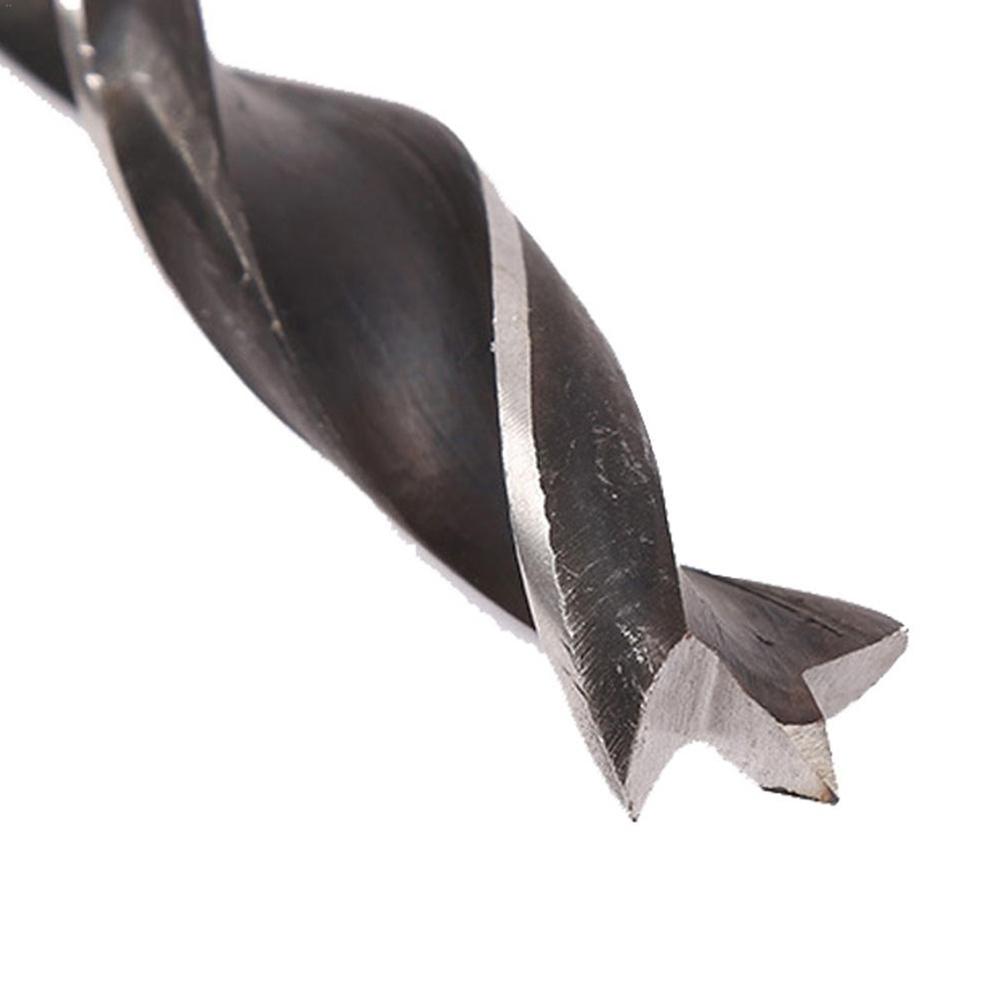 1pc Threepoint Wood Drill Bit High Carbon Steel Spiral 3 10mm Diameter & Length