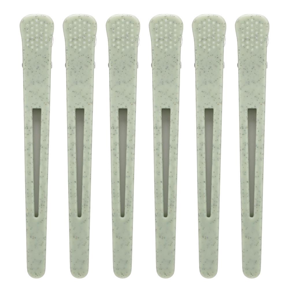 Wheat Straw No-Crease Duckbill Hair Styling and Sectioning Clip