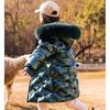 Winter Fashion No-Clean White Duck Down Child Long Coat Warm Fur Collar Girls Snow Jackets Children Outerwear