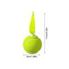 With Sound Interactive Cat Ball With Feathers Self-entertainment Training Pet Bouncy Ball TPU Interactive Cat Toy Ball