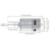 775 DC Motor 21V 19000RPM Universal Motor Replaces Part for Angle Grinder / Air Blower, 21V Universal Replaces Motor