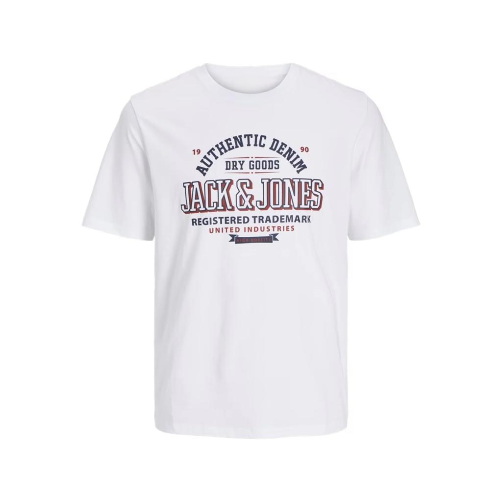 Jack and Jones Outdoor Peripheral Pattern Printing Summer Luxury Brand Cotton Men's and Women's T-Shirts Short Sleeves