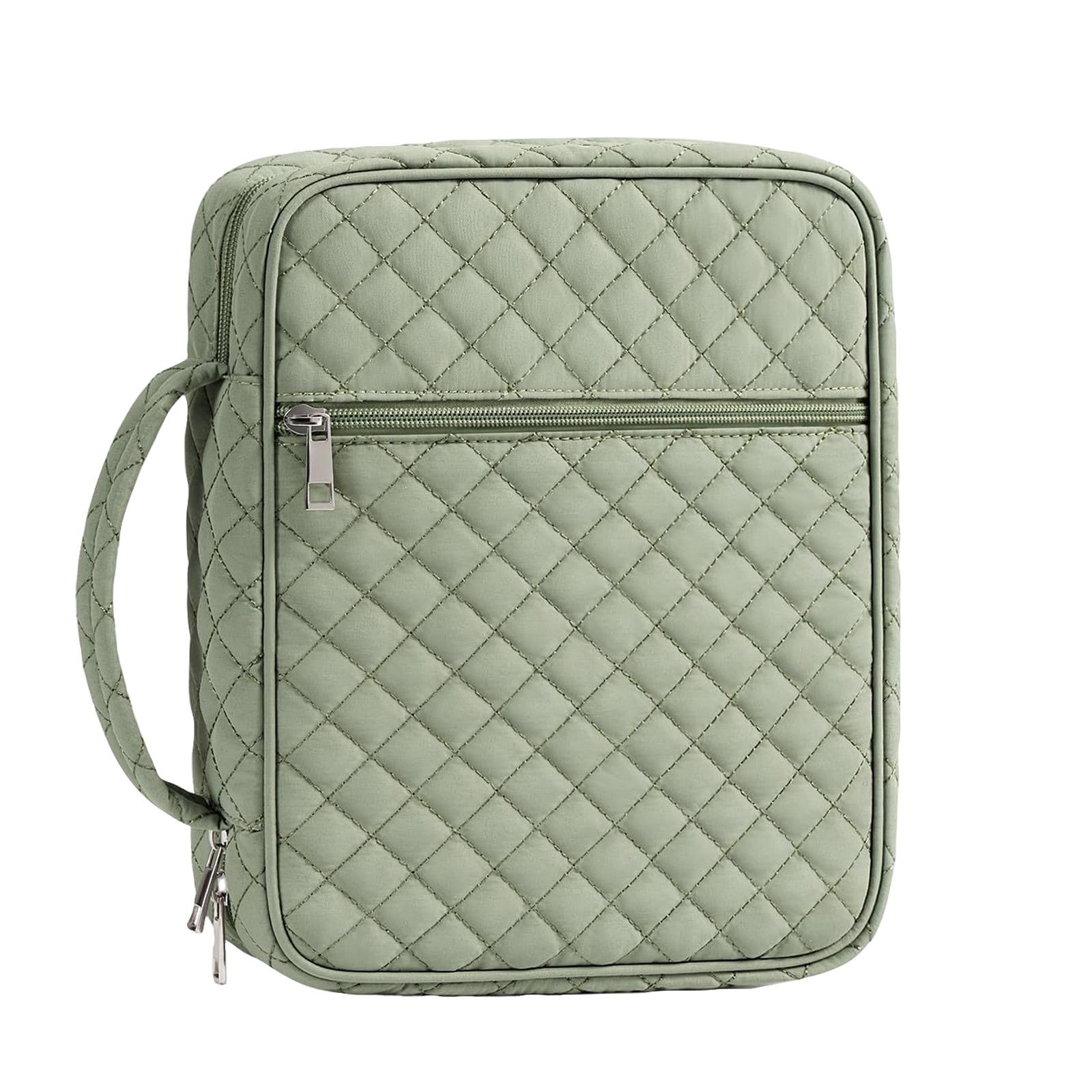 Book Storage Bag Storage Pouch Mother s Gift Large Capacity Handbag Portable Dust-proof Book Cover one size зелёный 1390₽