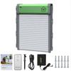 Porta per pollaio temporizzata con telecomando alimentata a energia solare in materiale ABS impermeabile per l'allevamento di pollame