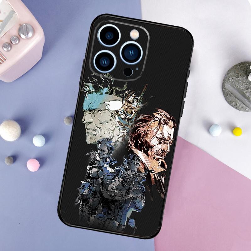 Game Metal Gear Solid Phone Case For iPhone 16 15 14 12 11 13 Pro Max Mini Plus X XS Max XR Back Cover