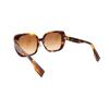 BURBERRY B. LOLA Plate Square Frame Holiday Travel Sunglasses 4371F Women's Tortoiseshell