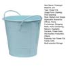 Flowerpot Candy Colored Iron Flower Pot Small with Handle Iron Bucket Plants Pen Holder for Home Garden Office