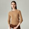 Zhaojun Damen Strass Kaschmir Zopfmuster Pullover