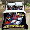 UFO ROBO GRENDIZER GOLDORAK Sengetøy Sett Dynetrekk Sengesett Dynetrekk Putetrekk Dyne king Queen Size Gutter Voksen Sengetøy