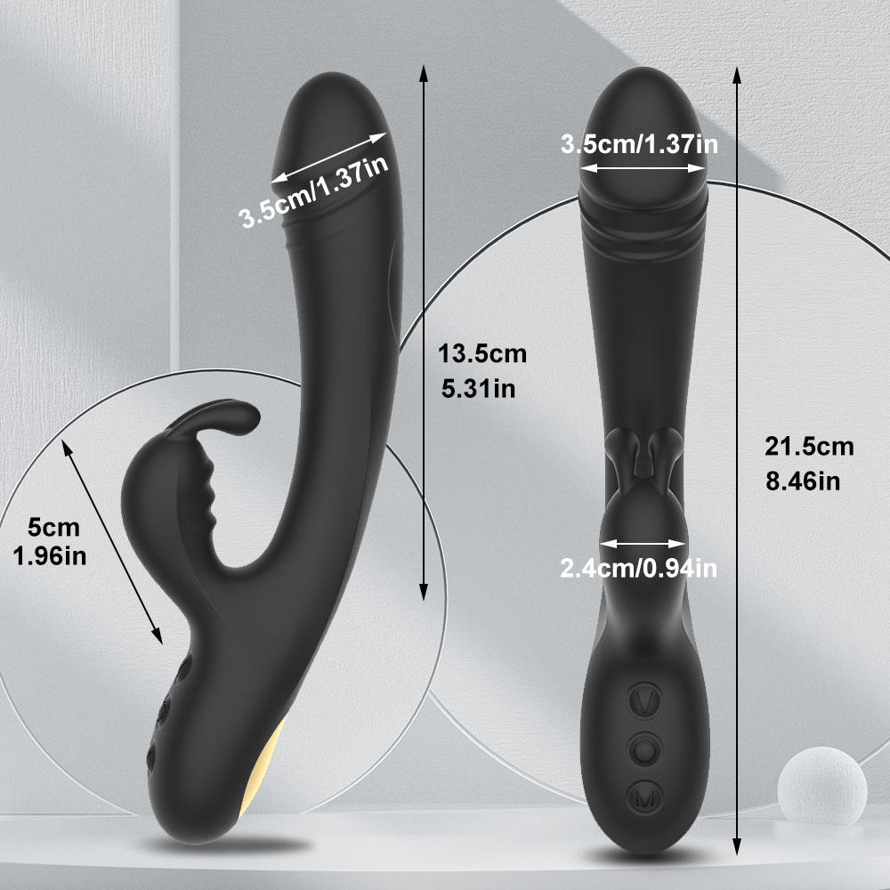 G Spot Rabbit Vibrator pro ženy Stimulátor klitorisu Dildo Vibrátory 10rychlostní tlumený vaginální masážní přístroj Žena masturbátor Sexuální hračky pro dospělé pro páry