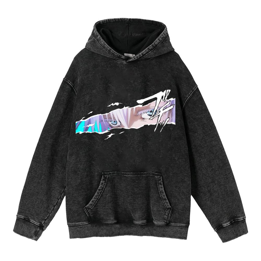 Autumn And Winter Washed Retro Hoodie Riman Retro Sweater