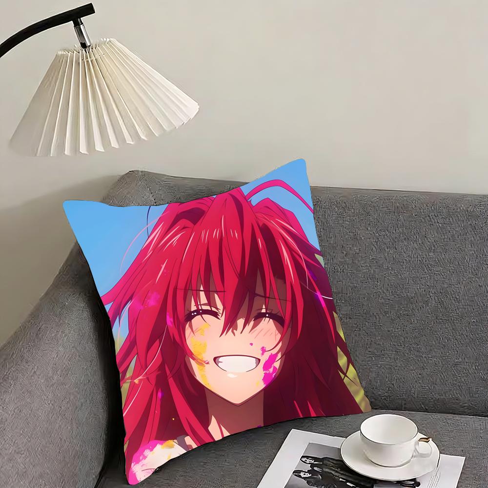 High School DxD anime Cushion Cover Reversible Plush Pillow Cover – For car, sofa, bedroom, perfect as a gift.