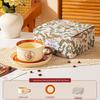 Light Luxury Ceramic Coffee Cup and Saucer Set