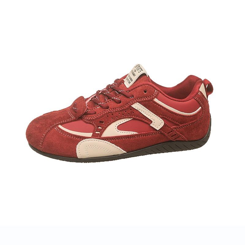 Retro Women's Autumn New Niche Versatile Thick Bottom Height Increase Light Sports