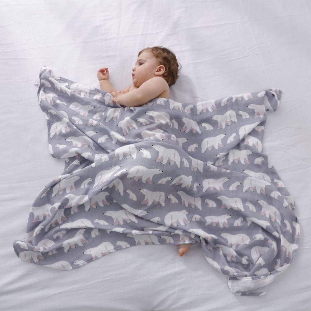 Soft Baby Wrap Sleeping Bag Cotton Baby Stroller Cover Baby Swaddle Blanket  Baby Stroller