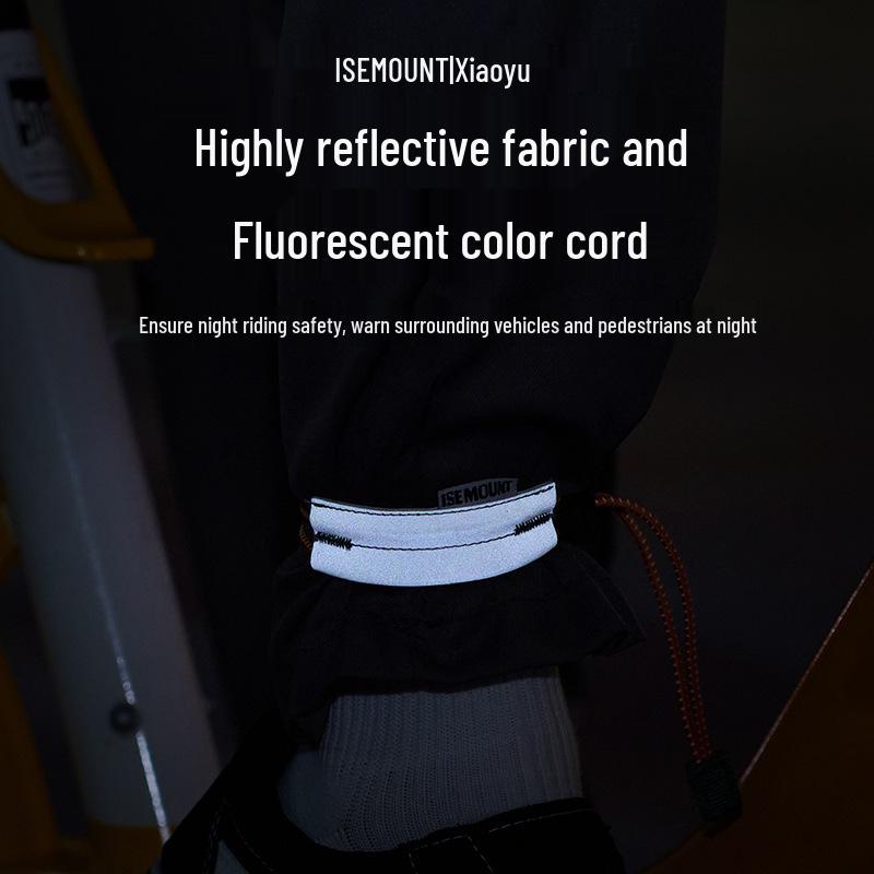 Reflective Elastic Leg Bands for Cycling
