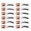 1 Set Eyebrow Stencil Sticker Disposable Brow Shaper Drawing Guide Tools DIY Women Beginner Eyebrow Shaping Template