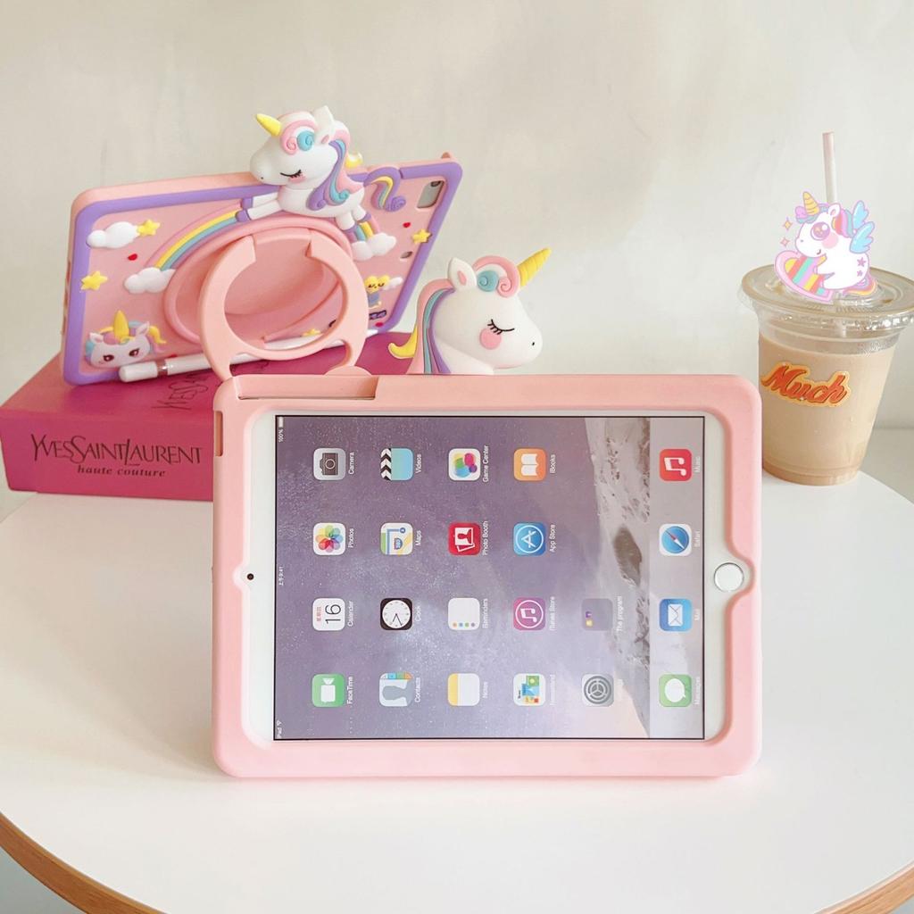 Kids Case for Samsung Galaxy Tab A9 A11 8.7inch A9 Plus A11 Plus 11" Tablet Cover Tab A7 Lite T220 A8 X200 3D Cartoon Stand Case