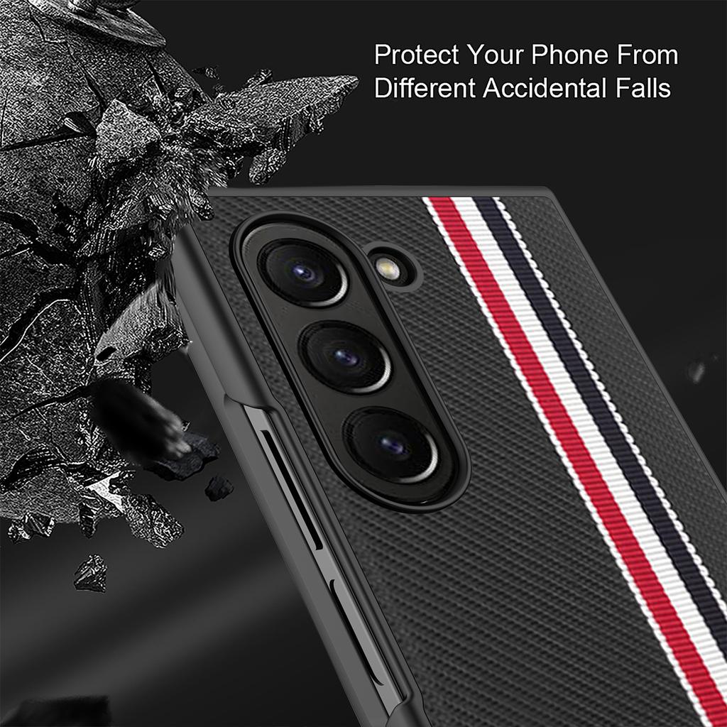 Luxury Carbon Fiber Comfortable Case for Samsung Galaxy Z Fold7 5G Fold6 Fold 7 6 5 Fold5 Fold3 Fold4 Fold 4 3