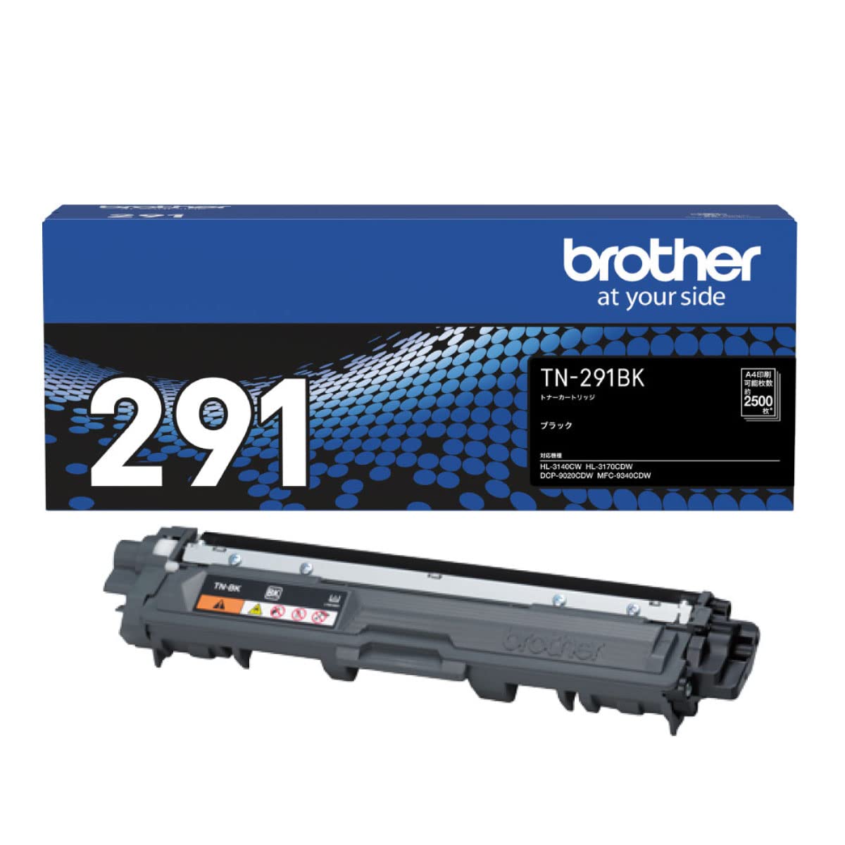 

Brother Industries [Brother Genuine] Toner Cartridge Black TN-291BK Compatible Models: HL-3170CDW, HL-3140CW, DCP-9020CDW, MFC-9340CDW, etc.