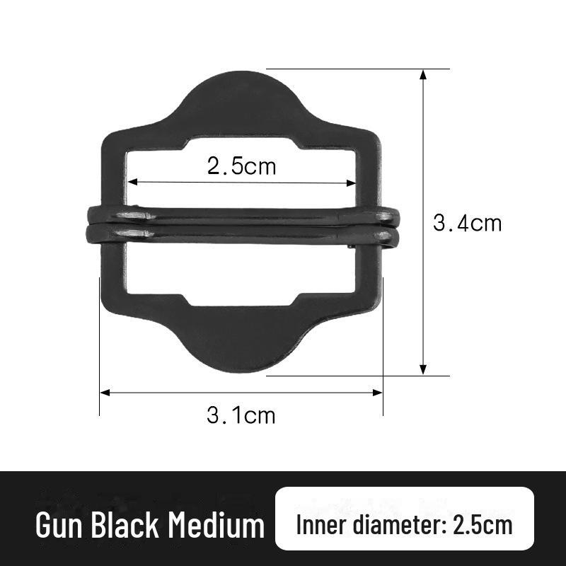 Unisex Metalowa Japońska Klamra Trójstopniowa do Regulacji Garniturów i Ogrodniczek