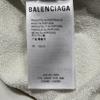 Balenciaga Campaign Logo Hoodie White Men's Size XS Model 600583