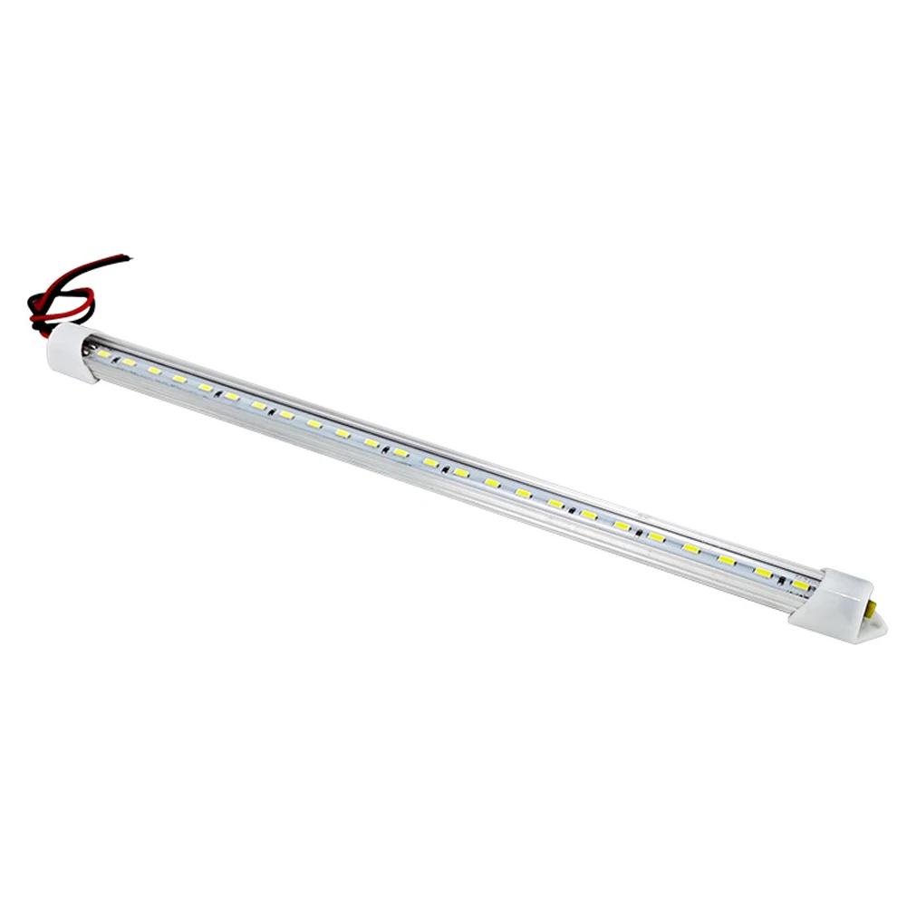 1/2pcs 50CM 12V 24V 36 LED Car Interior Light Bar Bright White Light Tube with Switch for RV Camper Boat Van Lorry Truck Caravan