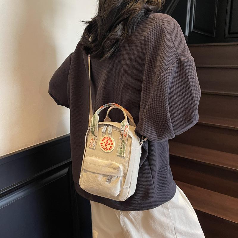 Mobile phone bag women's mini small bag small satchel travel light leisure messenger bag women's summer student canvas bag