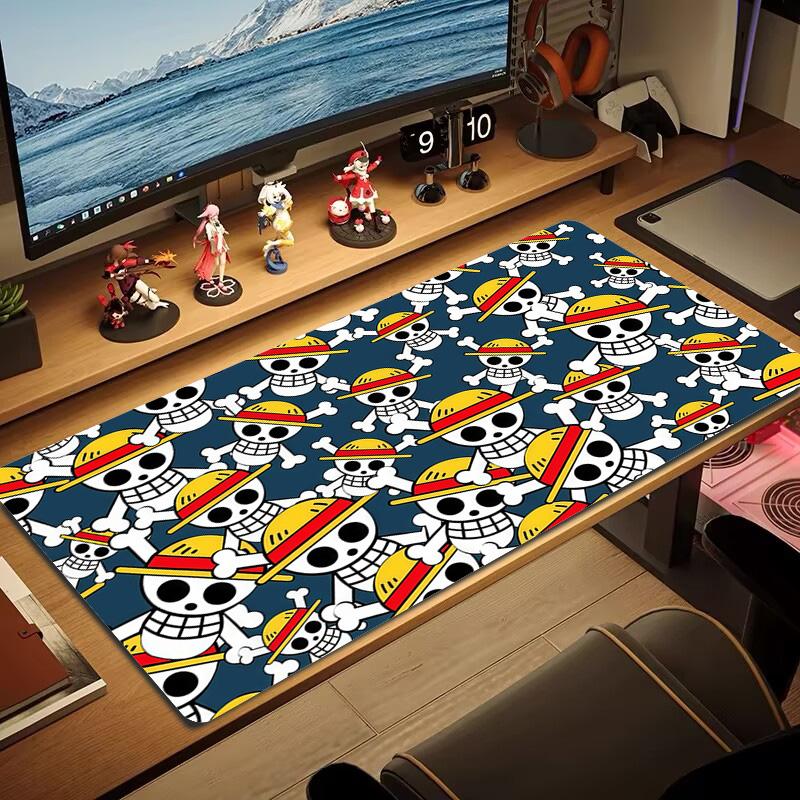 One Piece3 Print  Cushion Non-slip Laptop Tablet Big Mousepad XXL Mat Mini PC Playmat With Lock edge