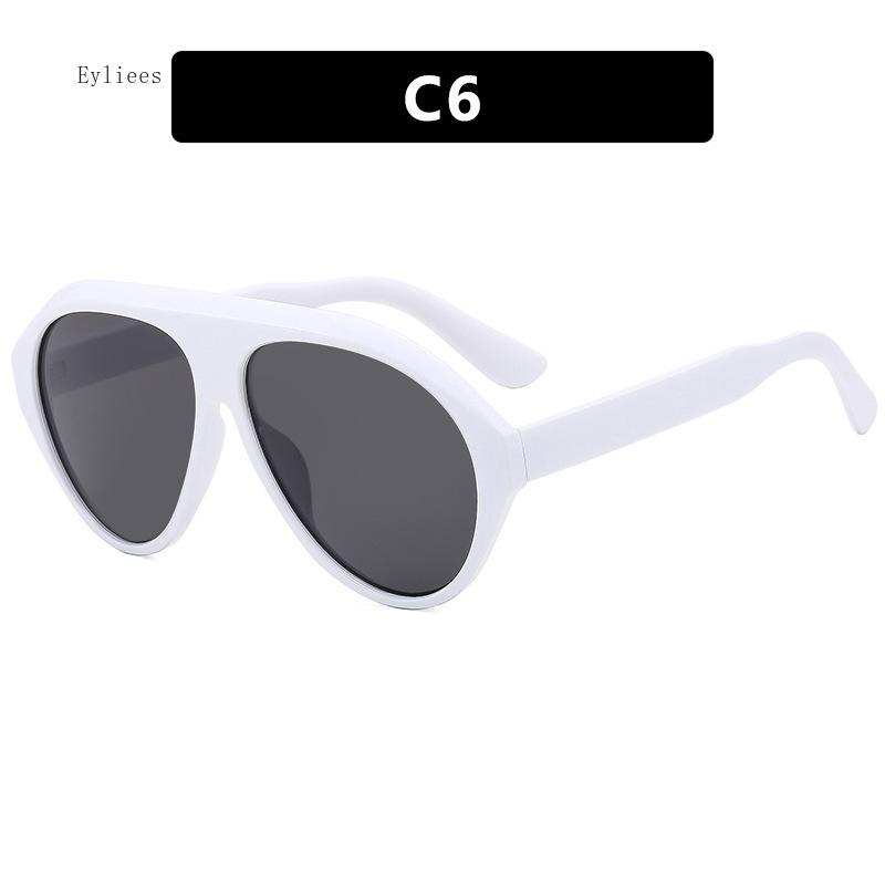 New Oversized Eyewear Fashion Vintage Sunglasses Women Brand Designer Retro Goggle Sun Glasses Female Ins Popular Colorful