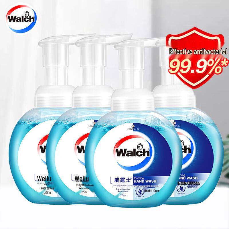 

Walch Grain Scent Foaming Hand Sanitizer Refill, 4 x 225ml