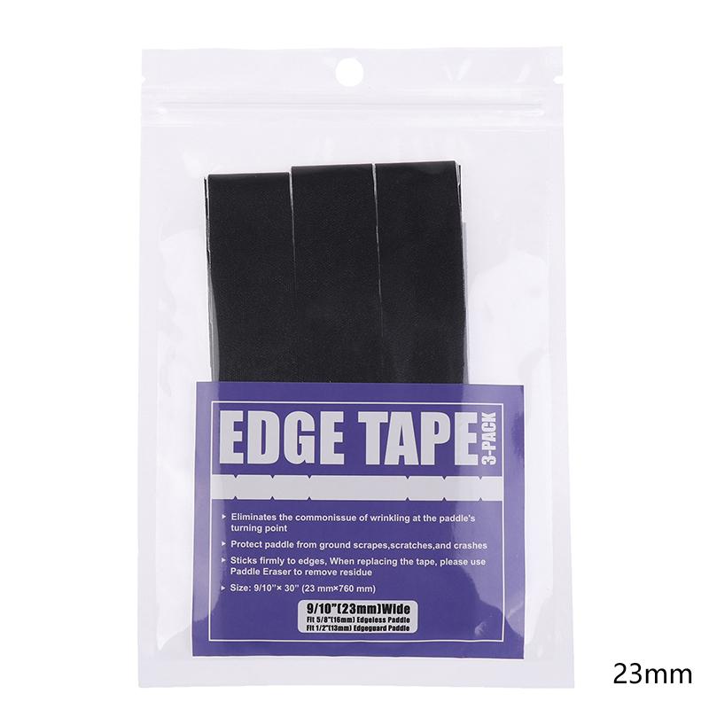 3Pcs Pickleball Racket Edge Sticker Paddle Head Edge Tape Sticker Reduce Impact And Friction Prevention Frame Protective Tape