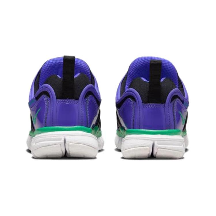 Nike Dynamo Free Abrasion Resistant Low top Kids Lifestyle Shoes Black Purple Children Aged 3 7 Years Old 343738-512