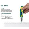 VD700 Electrical Tester Pen Screwdriver 12-250V AC DC Outlet Circuit Voltage Detector Test Pen With Night Vision Power Meter
