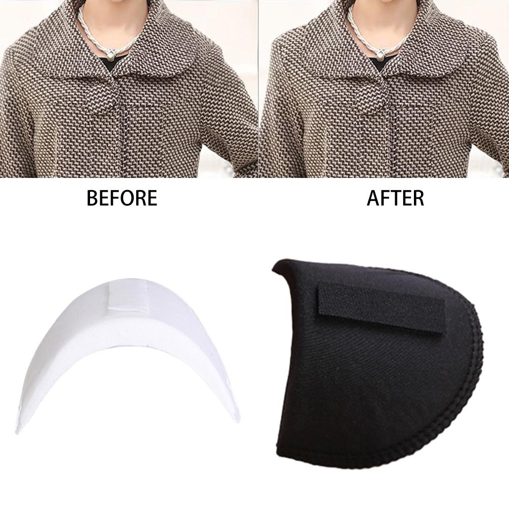 2pairs Kleidung Waschbar Schulter Pad Anti-slip Weichen Schwamm Reusable