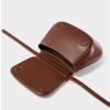 2026 New Apricot Genuine Leather Women Saddle Bag Fashi Vintage Trend Cow Leather Crossbody Bags Female Premium Shoulder Bags