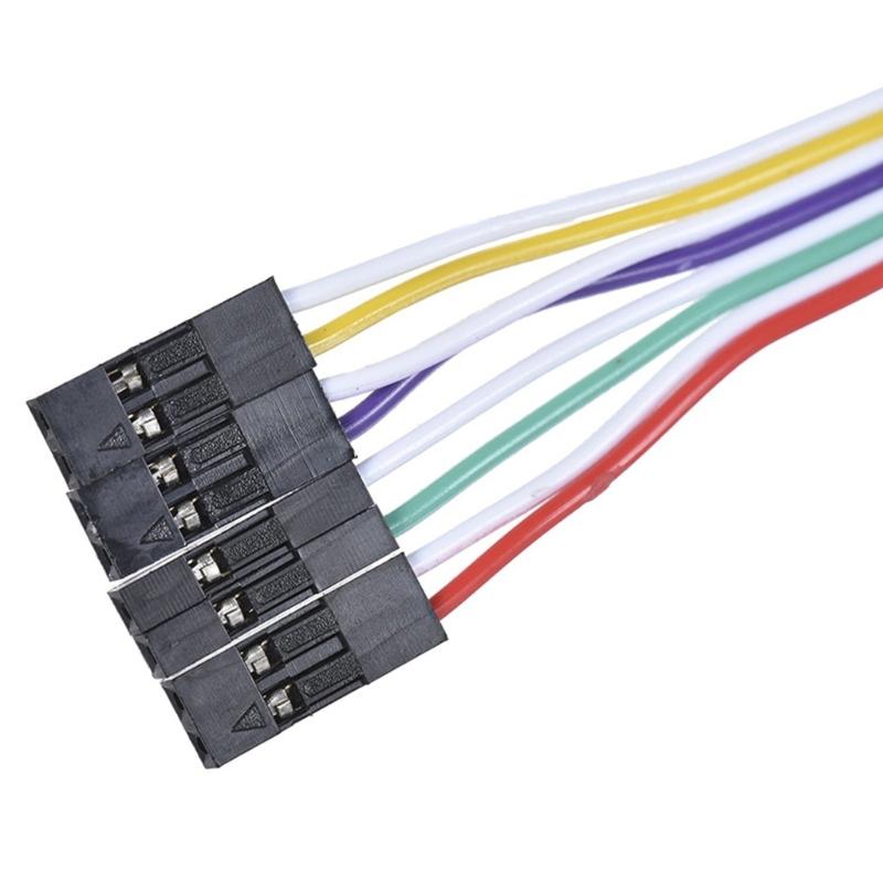 Desktop Computer Case Power Reset HDD Button Switches Cable, 26" with Redness Green LED Lights, 2 Pin Connectors