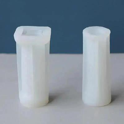 Roman Column Candlestick Silicone Mold DIY European Simple Style Home Decoration Incense Candle Mold Gypsum Mold