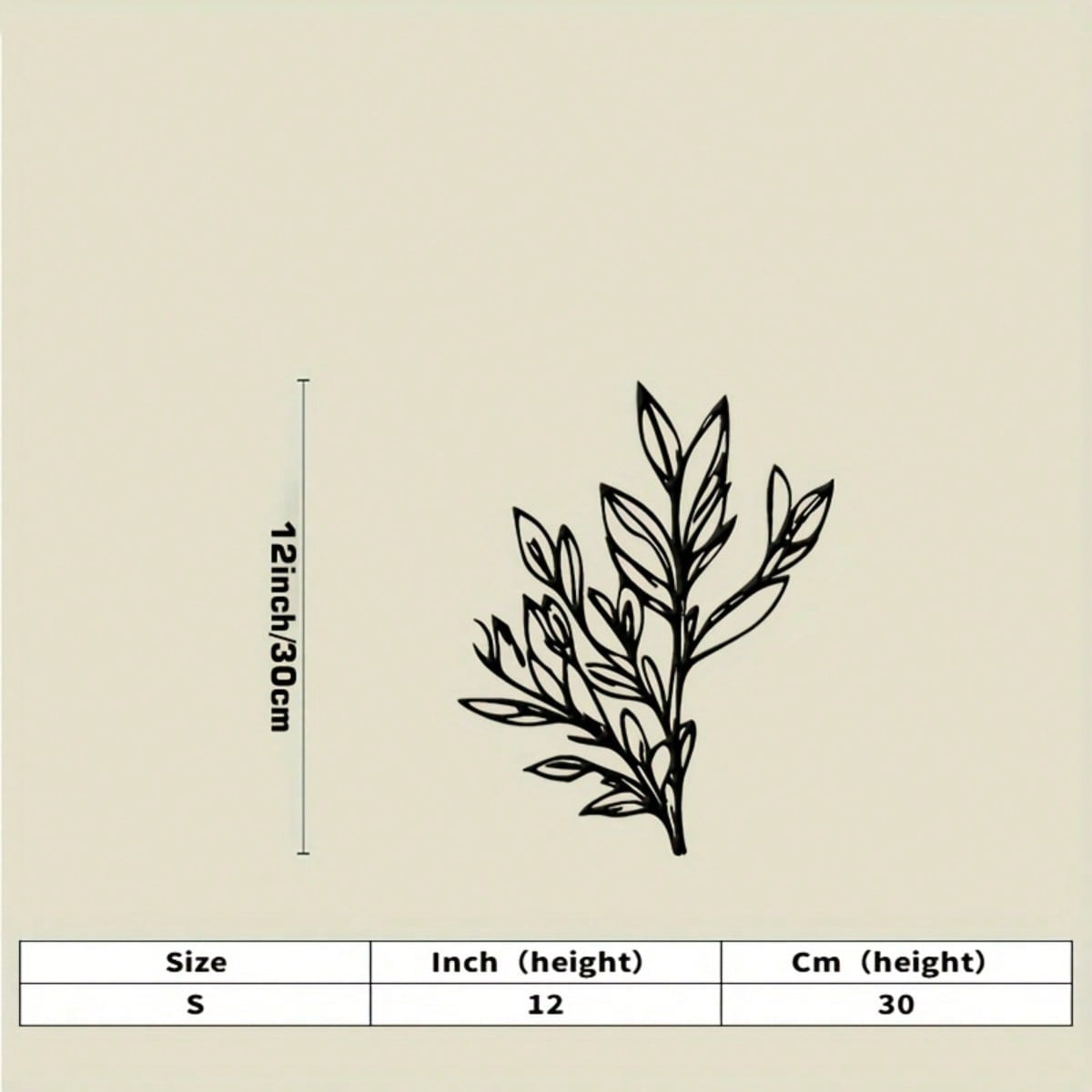 

1PC Iron Leaf Wall Art Metal Plant Decor for Farmhouse Patio Office Festive Gift різнокольоровий