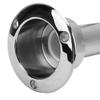2 In 1 Boat Fishing Rod Cup Holder Stainless Steel Strong Structure 280mm Round Top Cup Holder for Yacht Ship