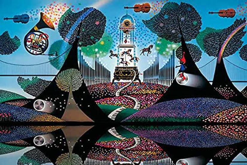 

Пазл из 1000 деталей «Симфония цветочного сада» (50x75cm)