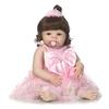 In-Stock Realistic Full Silicone Baby Doll - Role-Playing Girl Toy Gift
