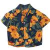 Boys Summer Lightweight Breathable Short Sleeve Floral Shirt Korean Trendy Top