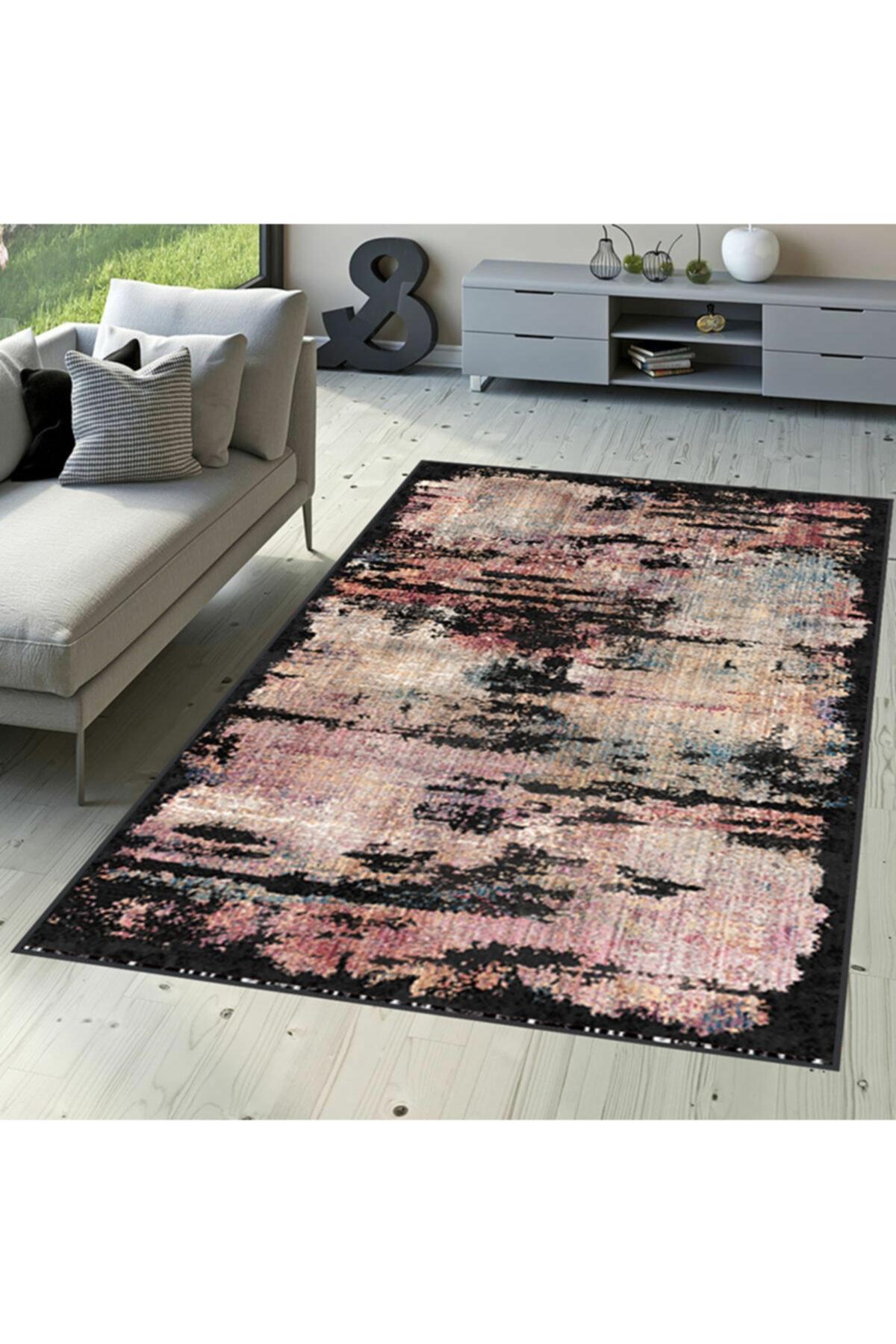 

Моющийся ковер с принтом Rovigo Home RVG1527-HT135 50x80 розовый