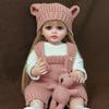 Rebirth Doll Simulation Baby Can Enter The Water Simulation Baby Accompanying Toy Full Glue Body 55 Cm Blooming Long Hair Girl