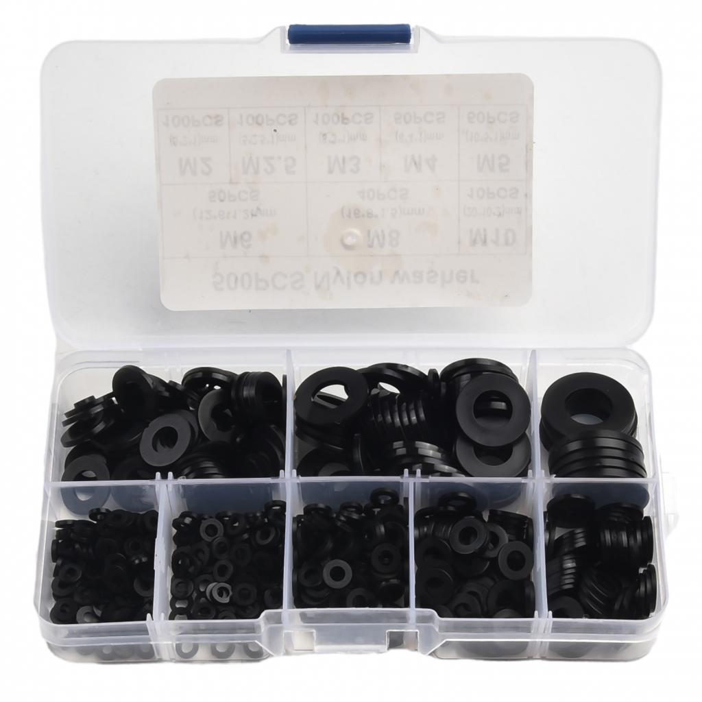 Nylon Gummi O-Ring Dichtung Schlauch M2-M10 Gummidichtung