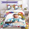 Football Messi Personalized Text Custom Bedding Suitable for Living Rooms Breathable Duvet Cover Bedroom Decor Christmas, WeddingPerfect